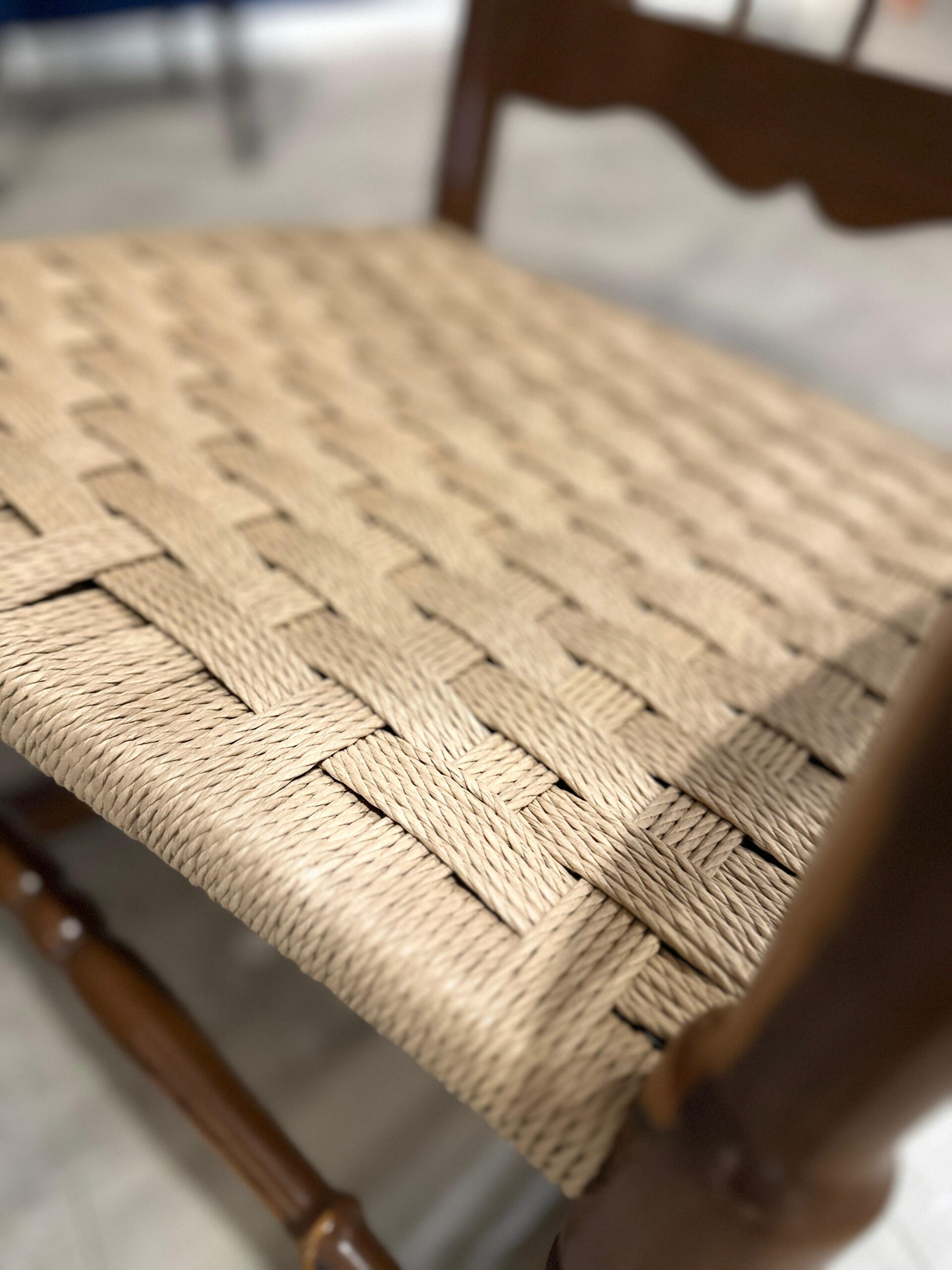 Impagliatura a scacchi - Lavoro 1